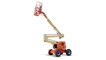 34 Ft. Articulating Boom Lift in Storage Container Rental