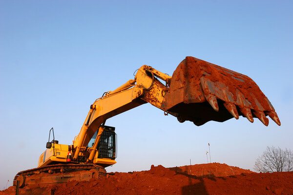 Heavy jobsite equipment rental