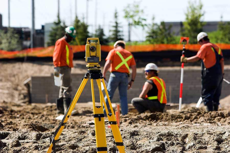 workers on a construction site