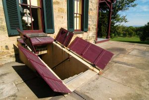 open-red-cellar-doors